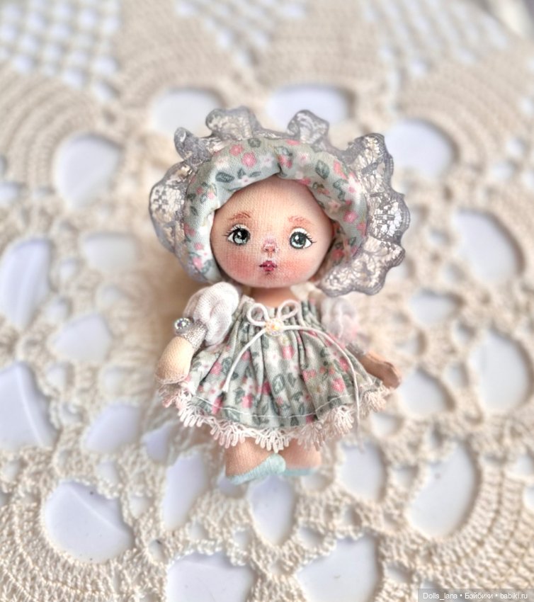 Интерьерная текстильная кукла (фото 5)