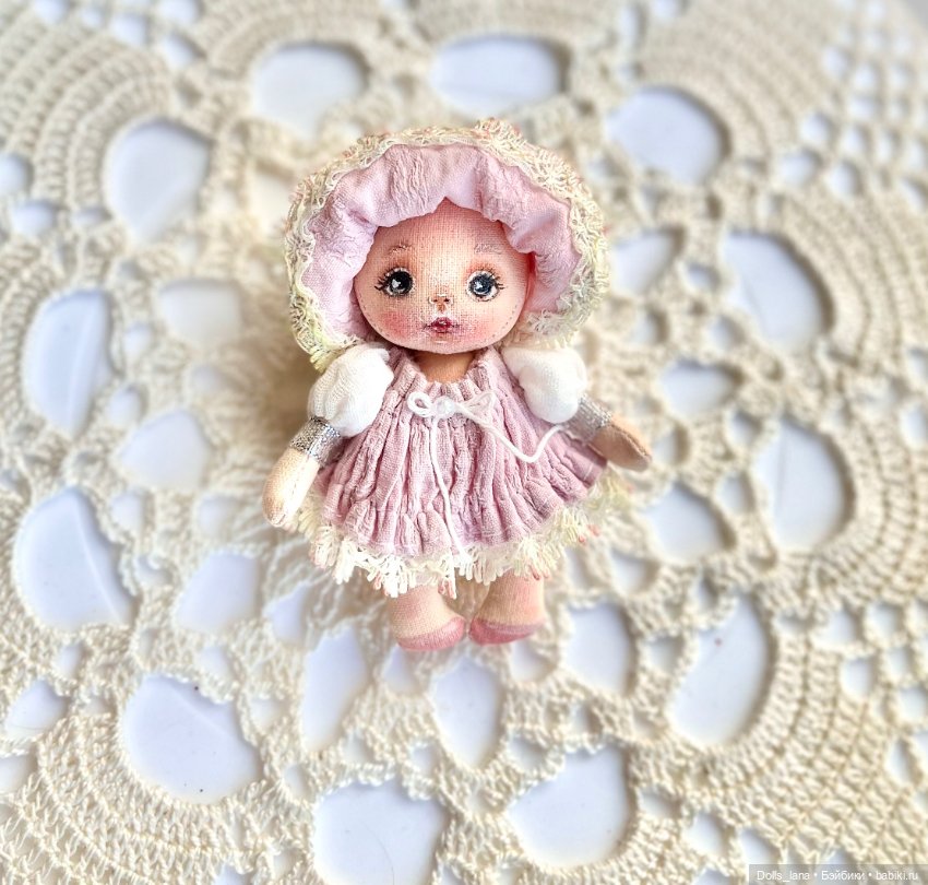 Интерьерная текстильная кукла (фото 3)