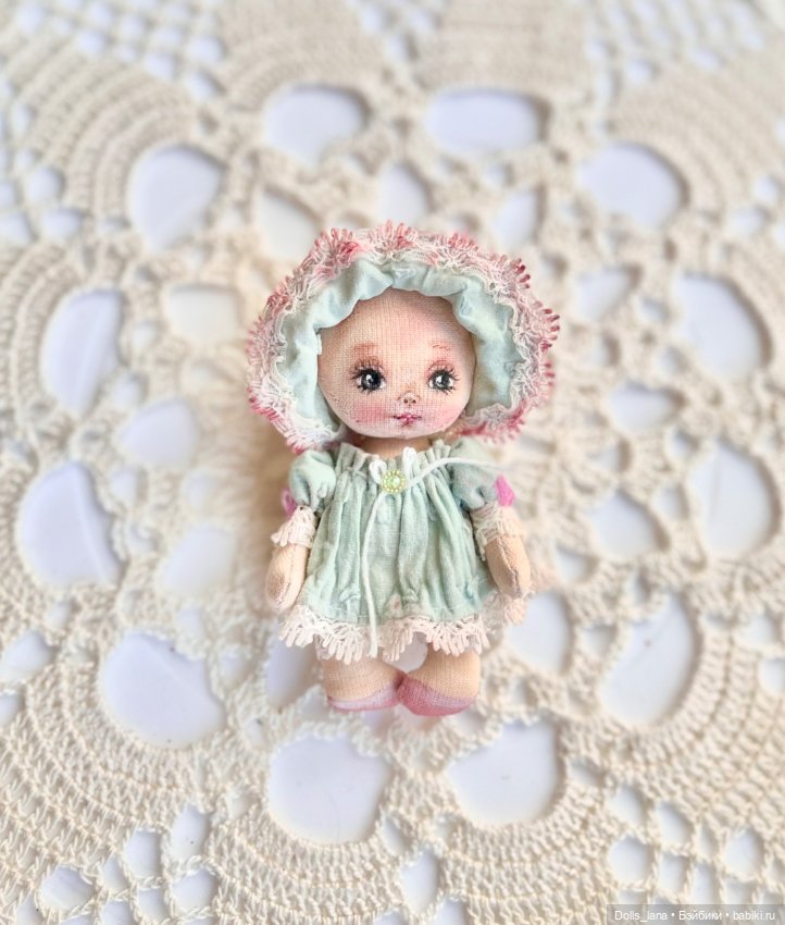 Интерьерная текстильная кукла (фото 4)