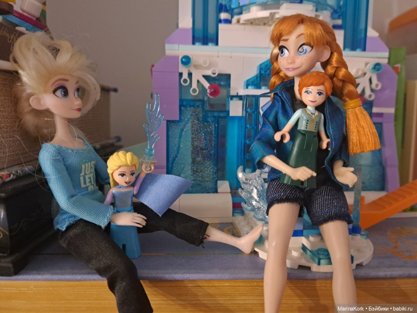 Эльза и Анна Дисней — Куклы Disney Animators и Принцессы Диснея: Disney Store (фото 3)