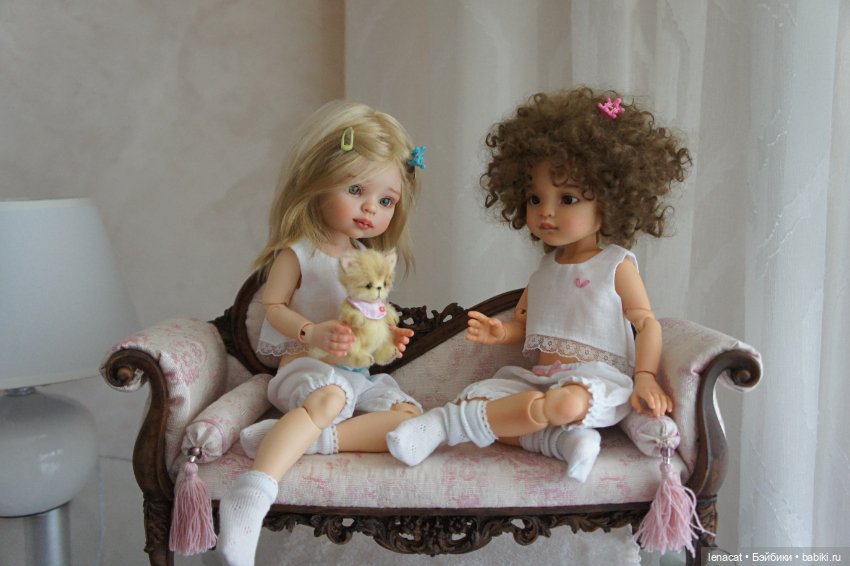 А со сна мы особенно шладкие. Девочки ООАК Paola Reina (фото 2)