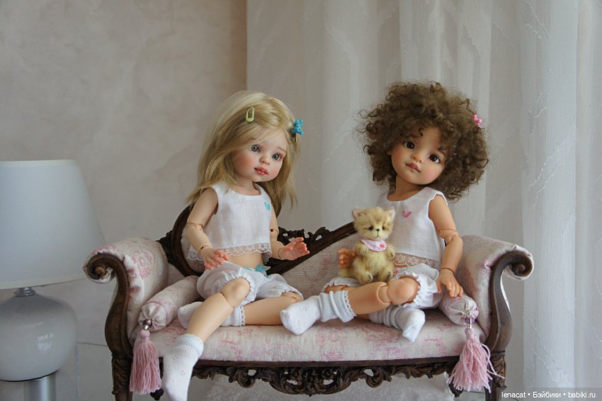 А со сна мы особенно шладкие. Девочки ООАК Paola Reina (фото 3)