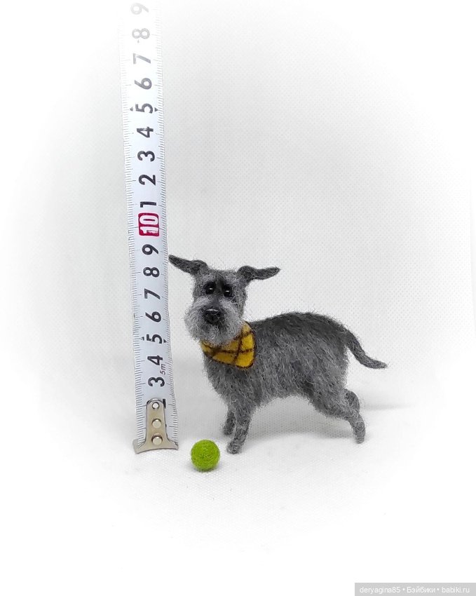 Тузик — Валяные игрушки из шерсти: сухое валяние (фото 8)