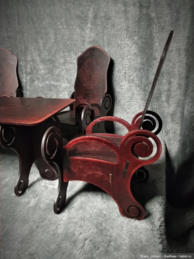 Покраска готовой мебели — Мебель для кукол и домиков: фото (фото 3)