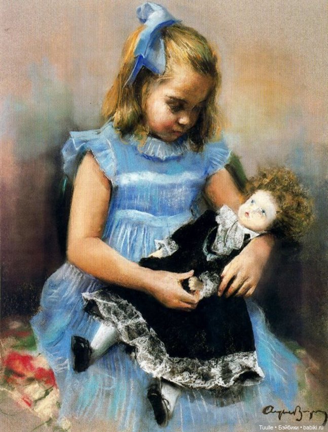 Картины с куклами — Живопись и графика: творчество художников