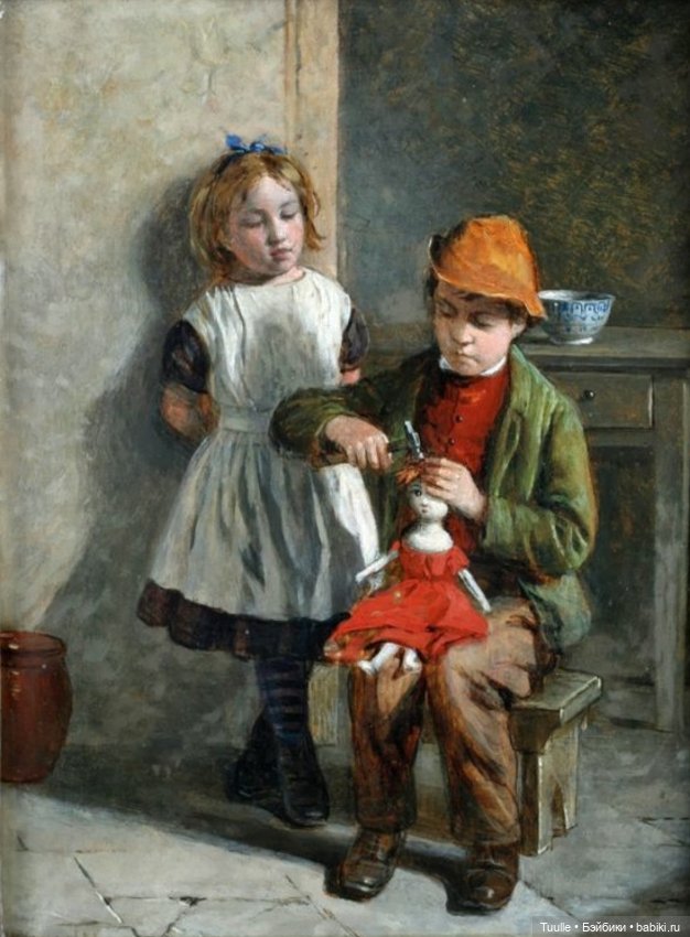 Картины с куклами — Живопись и графика: творчество художников
