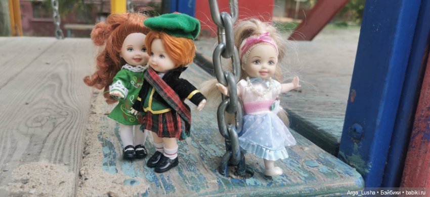 Прекрасные соцветия или прогулки с разными куклами