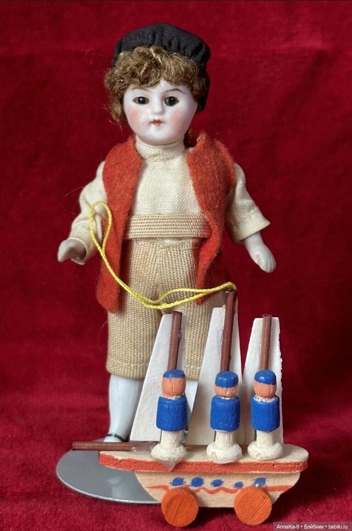 Antique All bisque Doll — Антикварные куклы Mignonette (Миньонетта): карманные