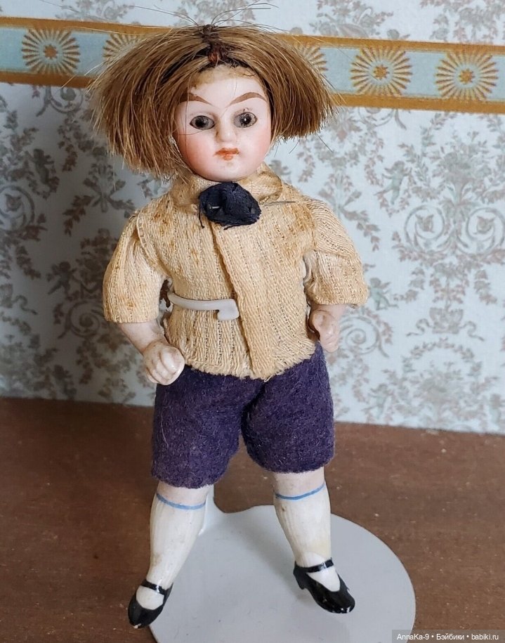 Antique All bisque Doll — Антикварные куклы Mignonette (Миньонетта): карманные