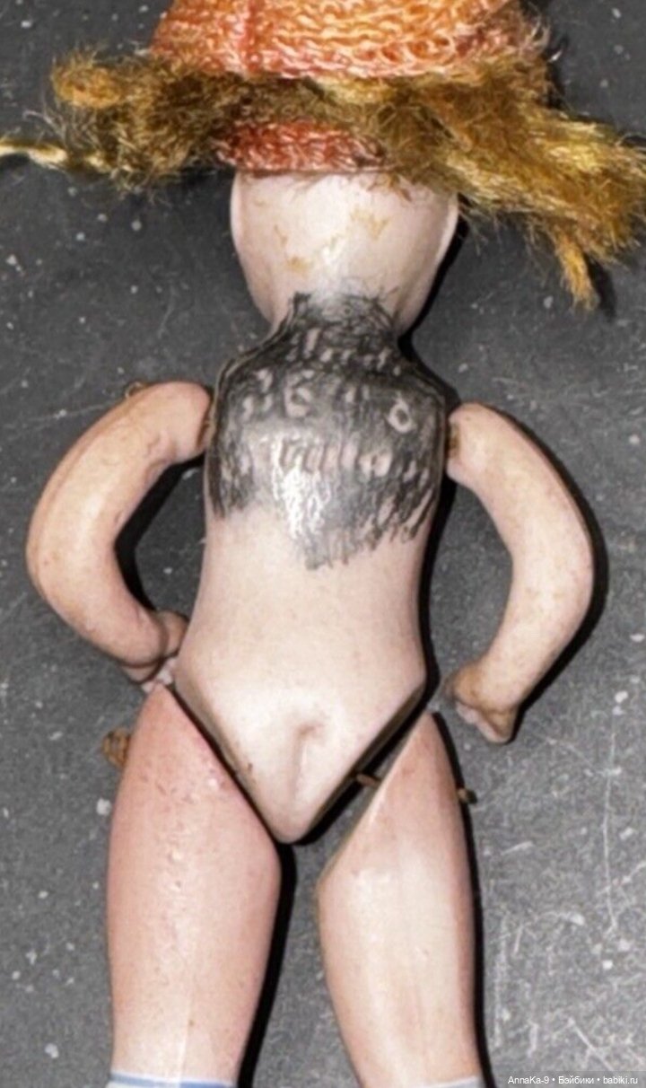 Antique All bisque Doll — Антикварные куклы Mignonette (Миньонетта): карманные