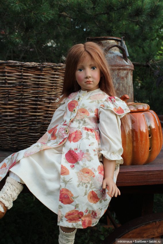 Кукла с мишкой. Бекки от Ilse Wippler