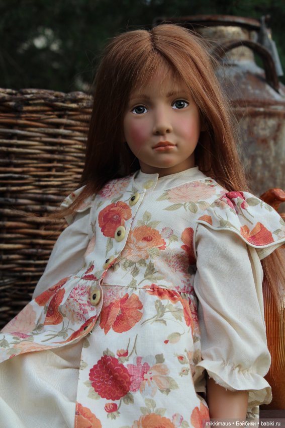 Кукла с мишкой. Бекки от Ilse Wippler