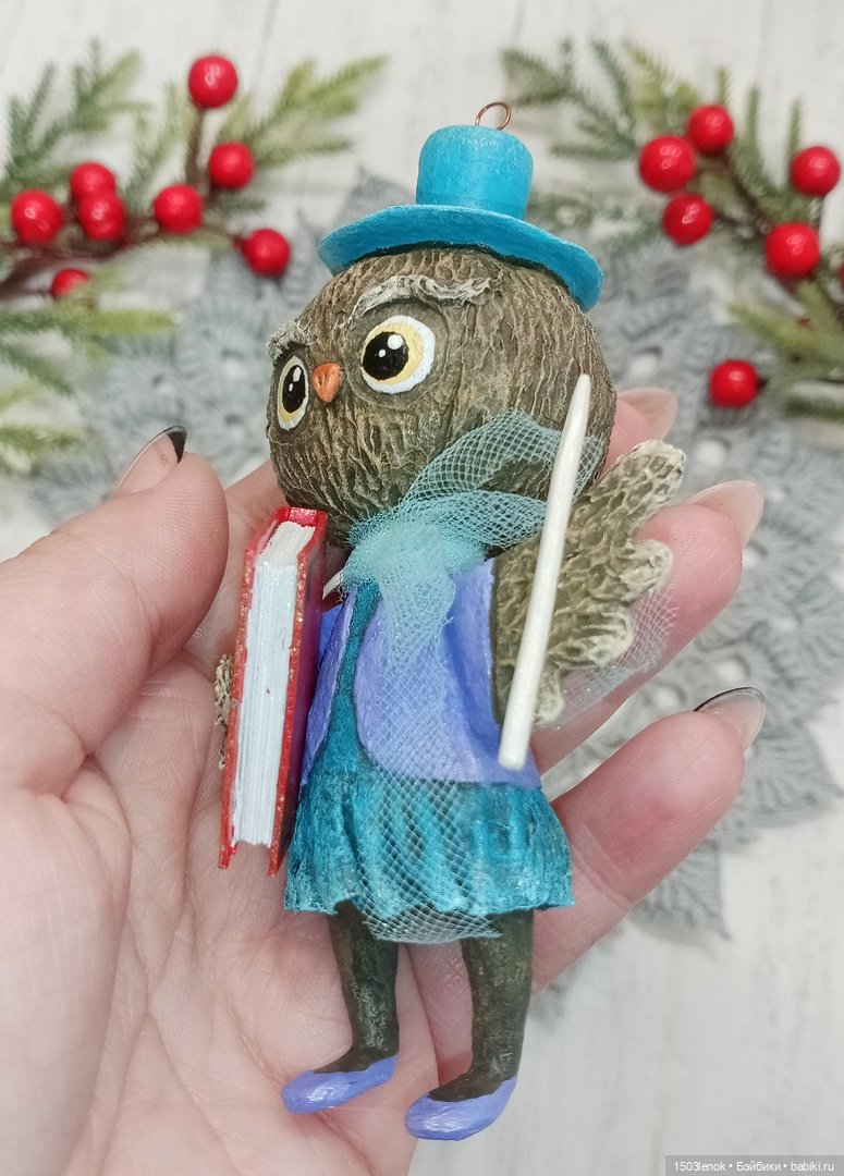 Совиное семейство — Лепка авторских игрушек и папье