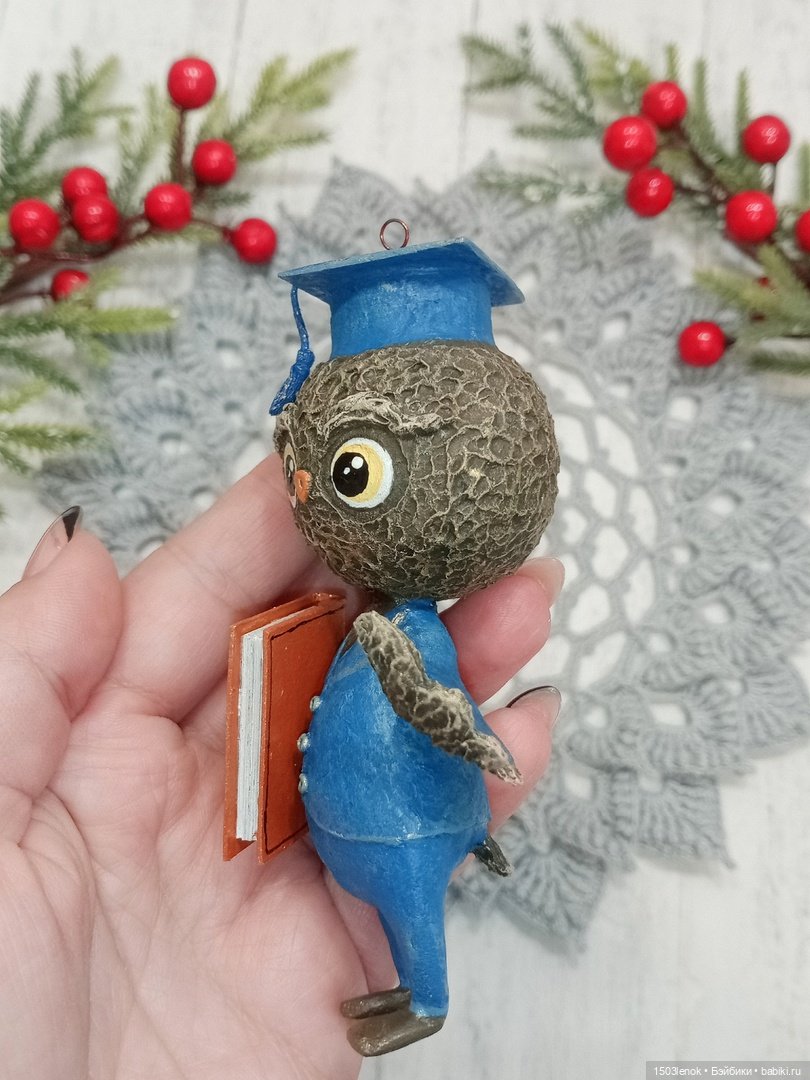 Совиное семейство — Лепка авторских игрушек и папье