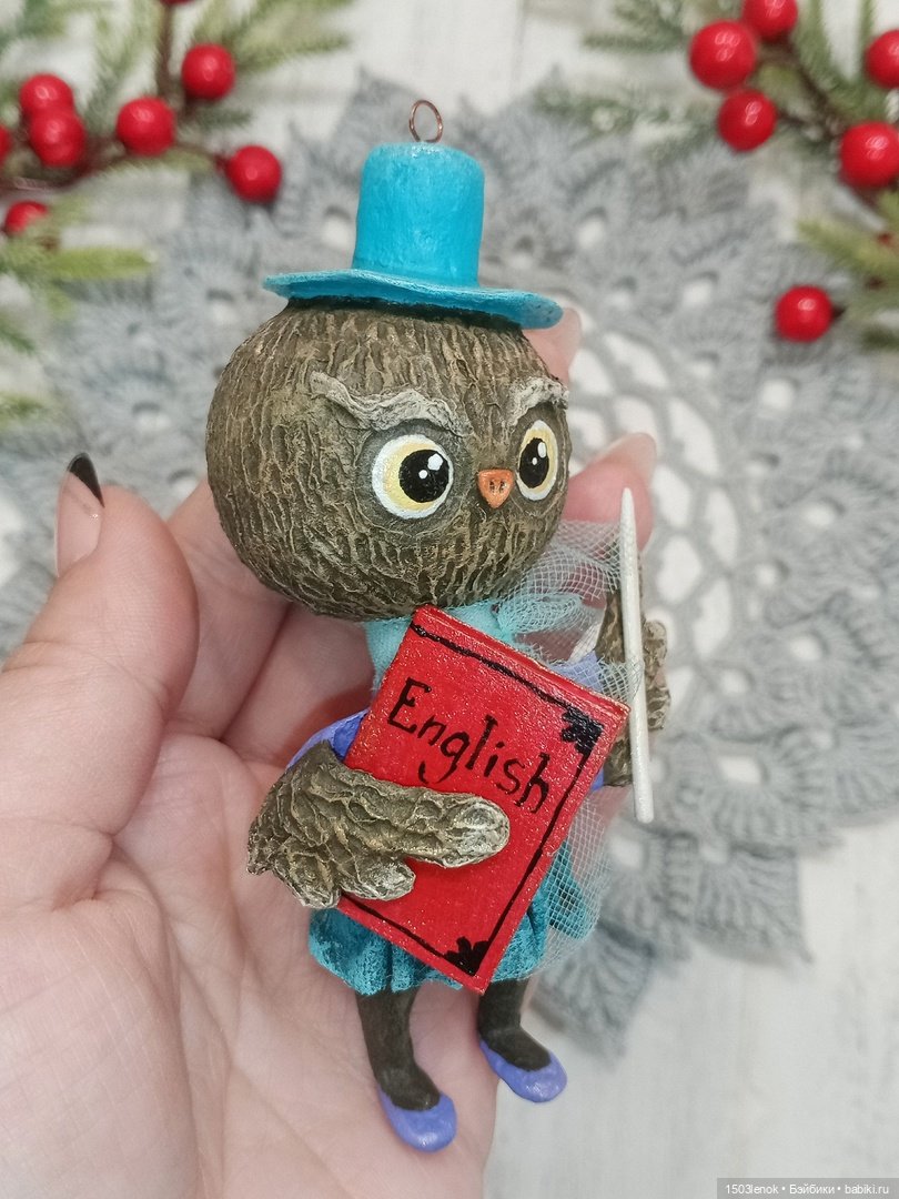 Совиное семейство — Лепка авторских игрушек и папье