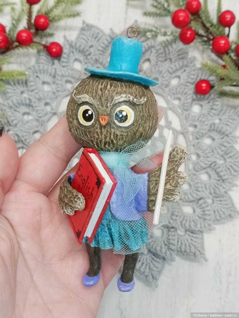 Совиное семейство — Лепка авторских игрушек и папье