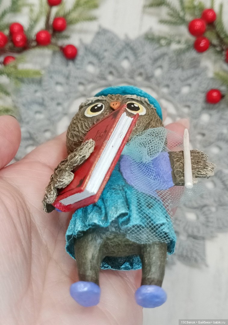 Совиное семейство — Лепка авторских игрушек и папье