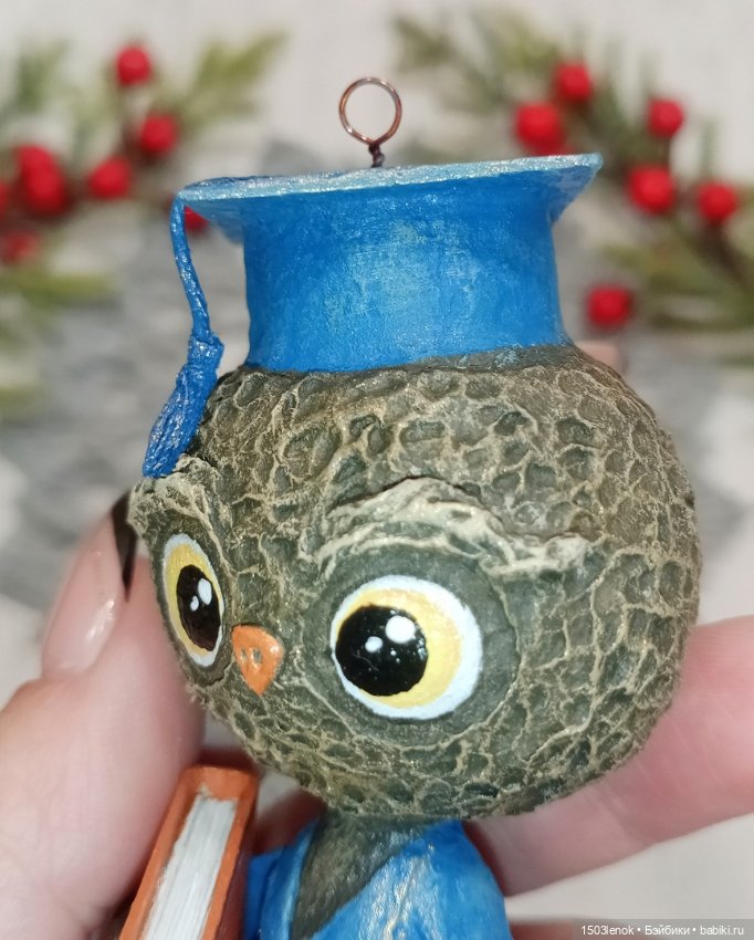 Совиное семейство — Лепка авторских игрушек и папье