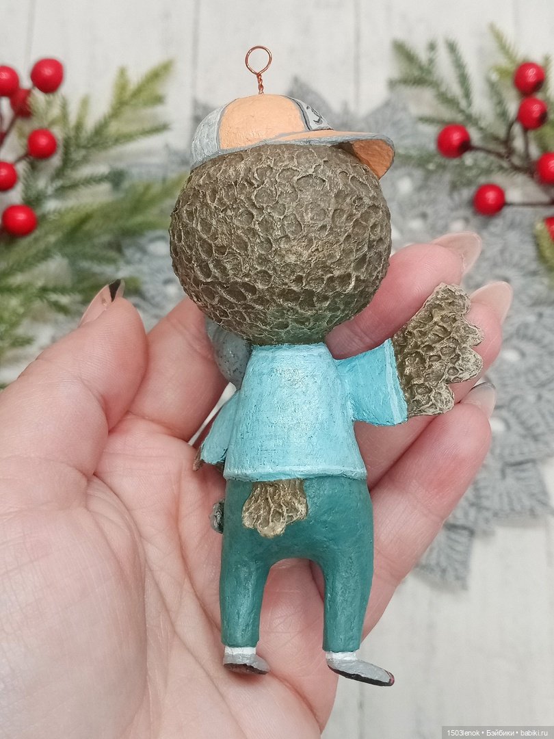 Совиное семейство — Лепка авторских игрушек и папье (фото 8)