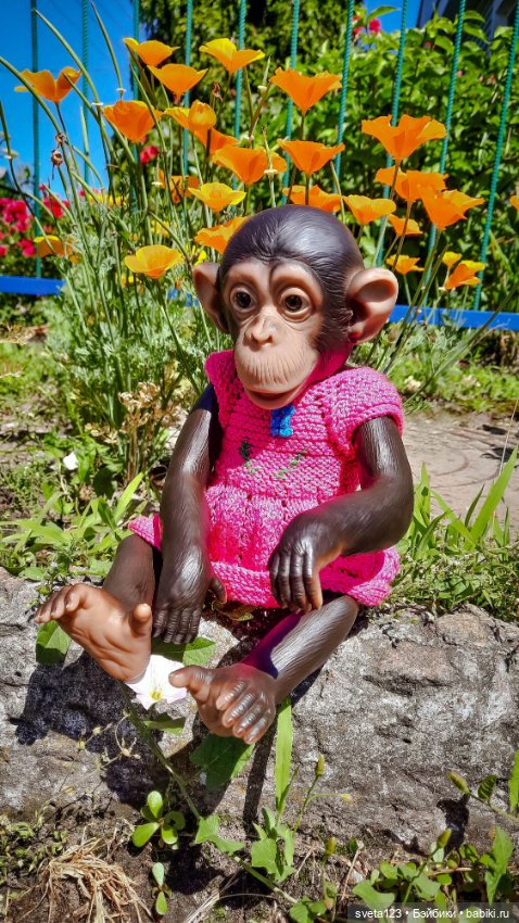 Обезьянка Луна — Куклы ASI (Аси): испанские пупсы (фото 10)