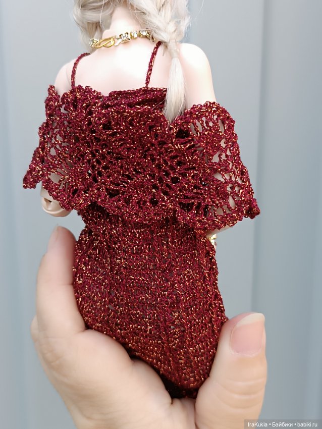 Вечернее с люриксом — Одежда и обувь для кукол BJD (БЖД): 1/3