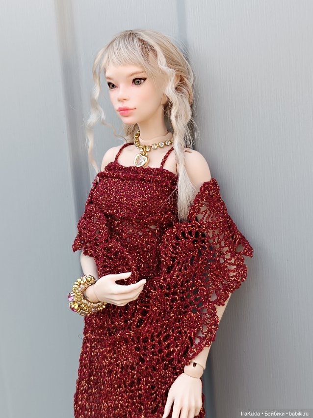 Вечернее с люриксом — Одежда и обувь для кукол BJD (БЖД): 1/3