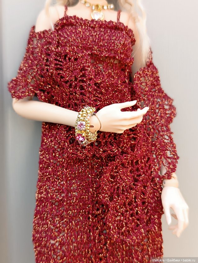 Вечернее с люриксом — Одежда и обувь для кукол BJD (БЖД): 1/3