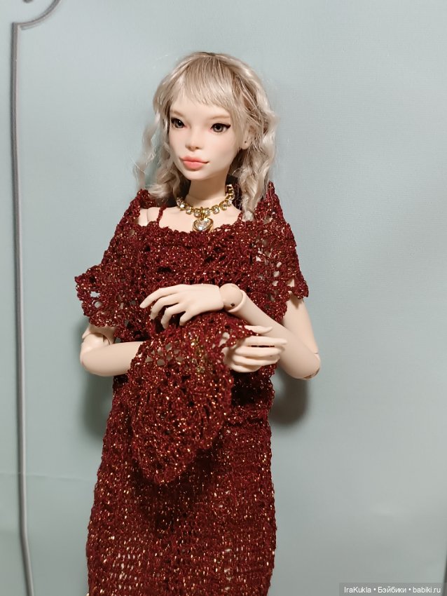 Вечернее с люриксом — Одежда и обувь для кукол BJD (БЖД): 1/3