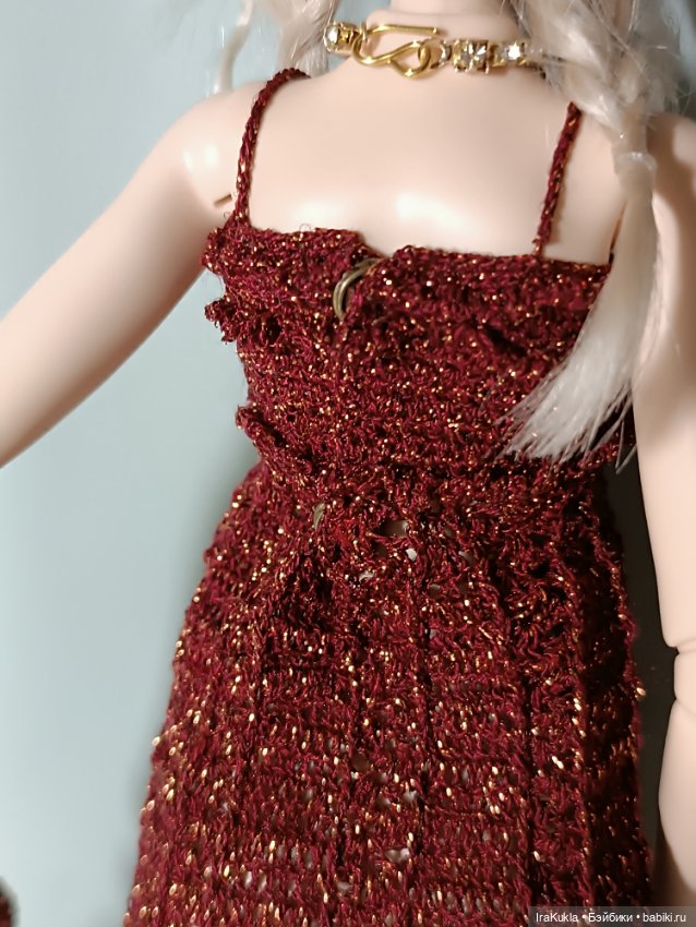 Вечернее с люриксом — Одежда и обувь для кукол BJD (БЖД): 1/3 (фото 9)