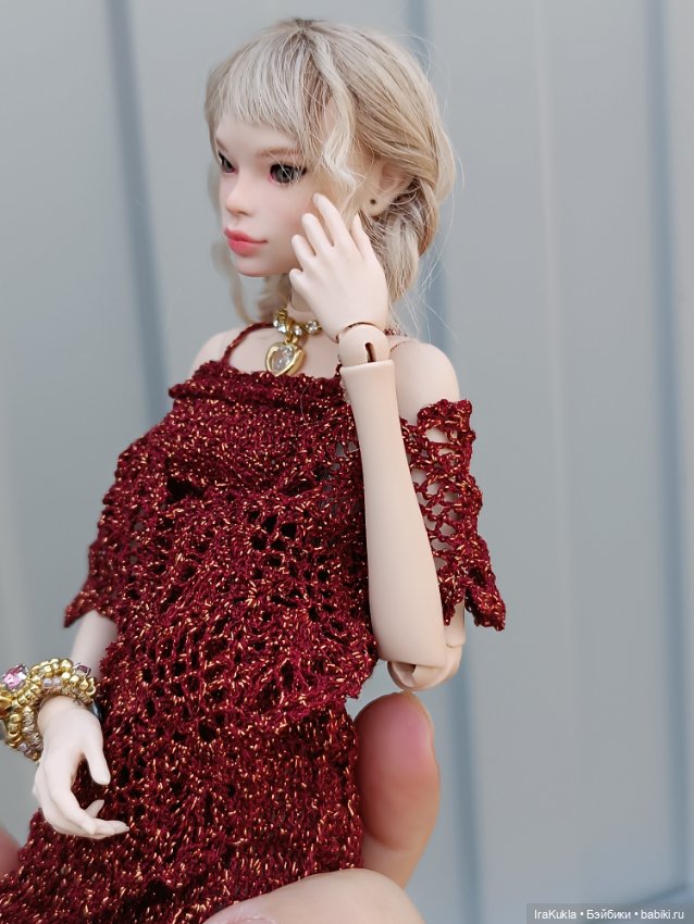 Вечернее с люриксом — Одежда и обувь для кукол BJD (БЖД): 1/3