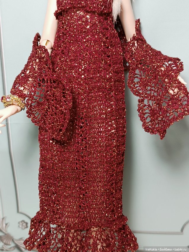 Вечернее с люриксом — Одежда и обувь для кукол BJD (БЖД): 1/3 (фото 4)