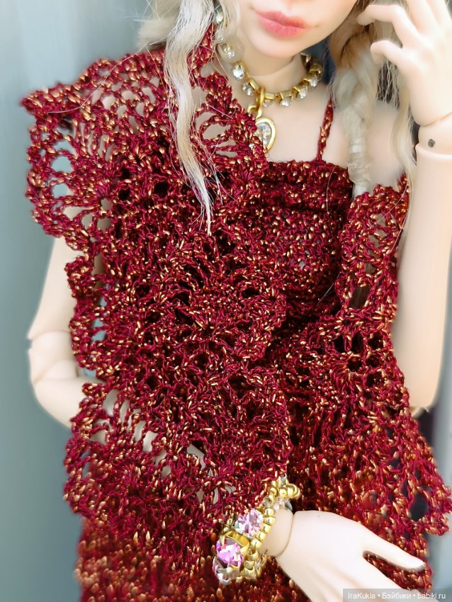 Вечернее с люриксом — Одежда и обувь для кукол BJD (БЖД): 1/3