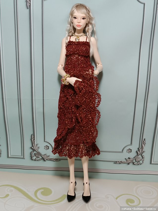 Вечернее с люриксом — Одежда и обувь для кукол BJD (БЖД): 1/3 (фото 7)