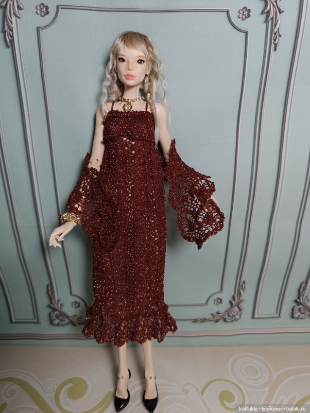 Вечернее с люриксом — Одежда и обувь для кукол BJD (БЖД): 1/3 (фото 3)
