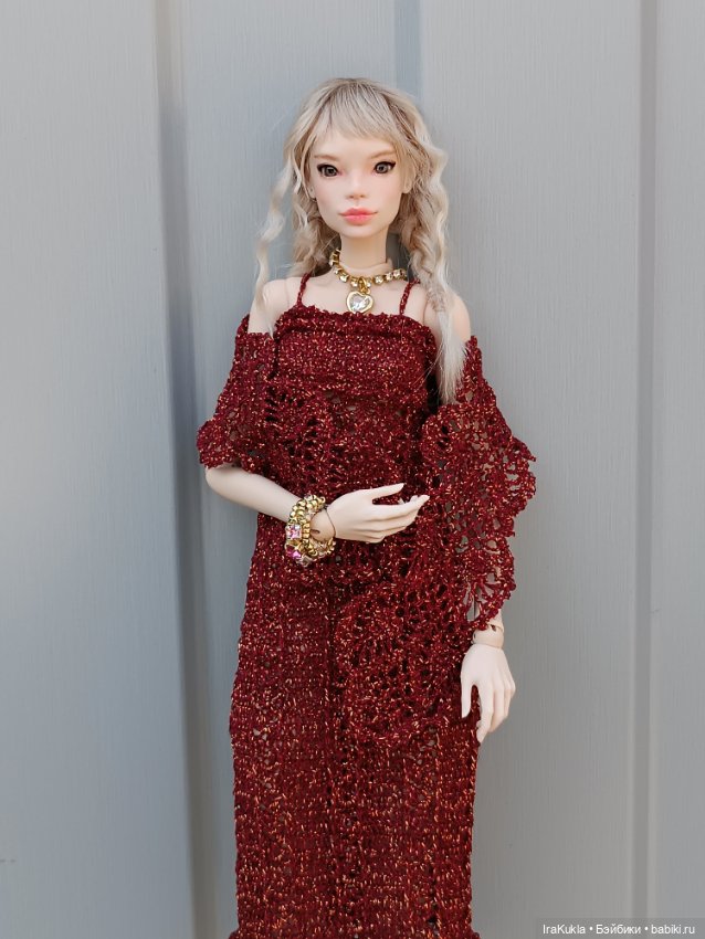 Вечернее с люриксом — Одежда и обувь для кукол BJD (БЖД): 1/3