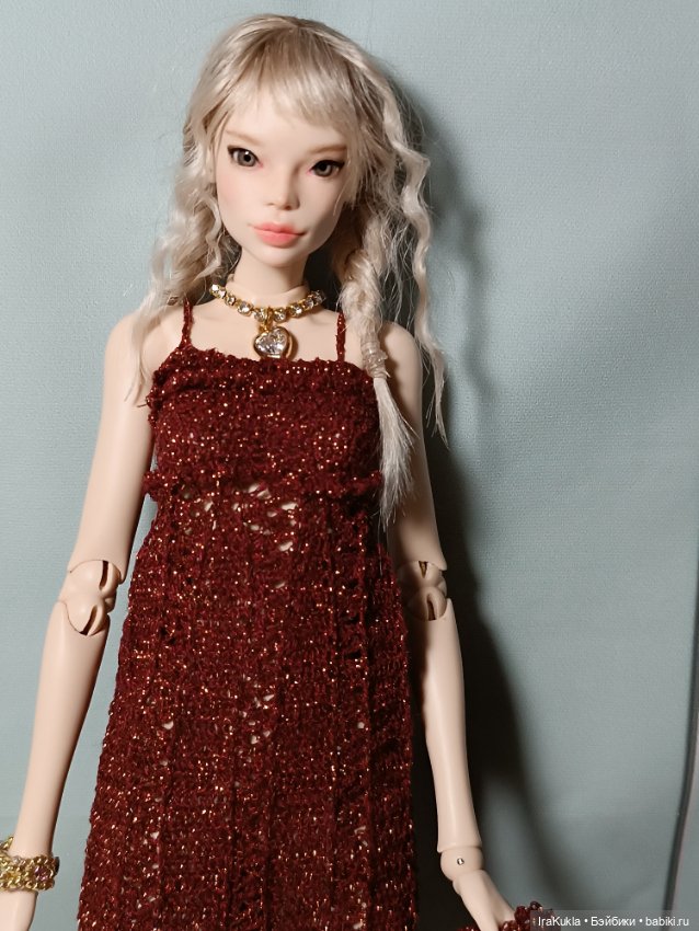 Вечернее с люриксом — Одежда и обувь для кукол BJD (БЖД): 1/3