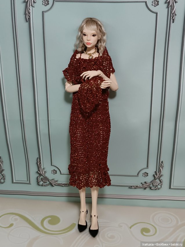 Вечернее с люриксом — Одежда и обувь для кукол BJD (БЖД): 1/3