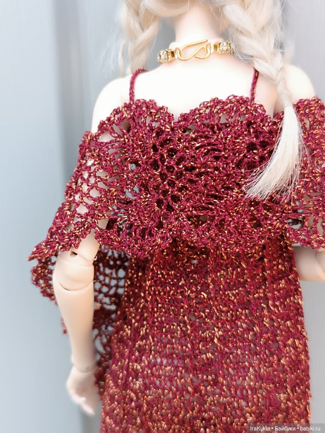 Вечернее с люриксом — Одежда и обувь для кукол BJD (БЖД): 1/3