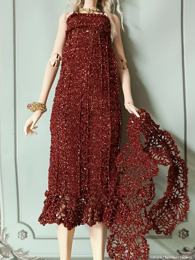 Вечернее с люриксом — Одежда и обувь для кукол BJD (БЖД): 1/3