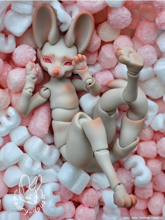 В розовых облаках ✨ — Авторские шарнирные куклы своими руками: лепка (фото 2)