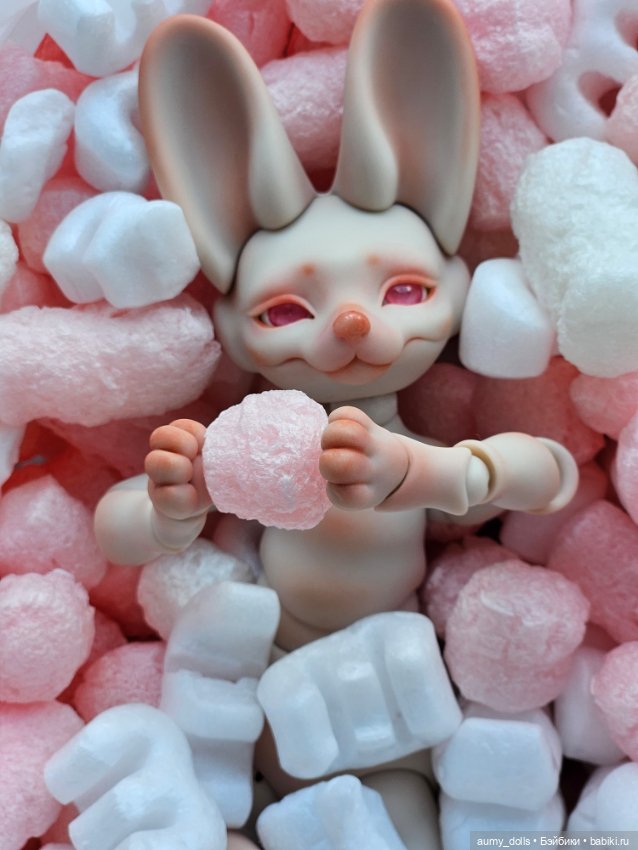 В розовых облаках ✨ — Авторские шарнирные куклы своими руками: лепка (фото 3)