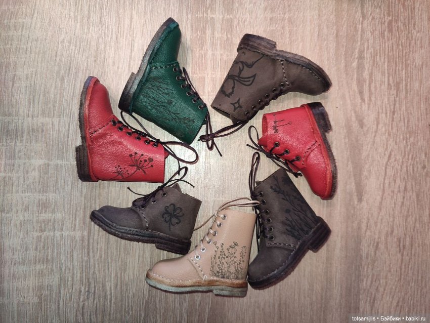 Гравировка на обуви для кукол (фото 10)