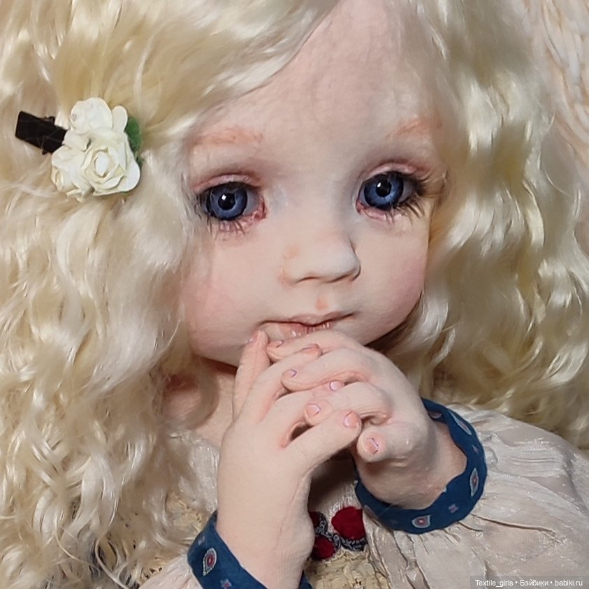 Кукла текстильная будуарная