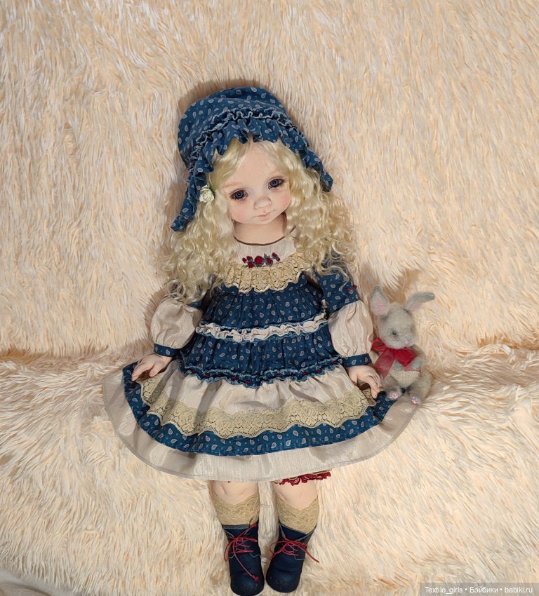 Кукла текстильная будуарная (фото 7)