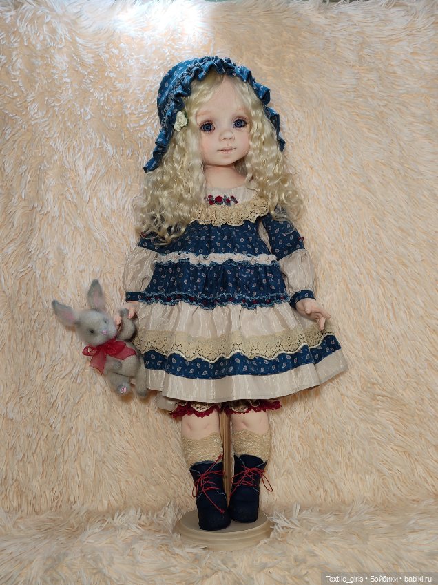 Кукла текстильная будуарная (фото 2)