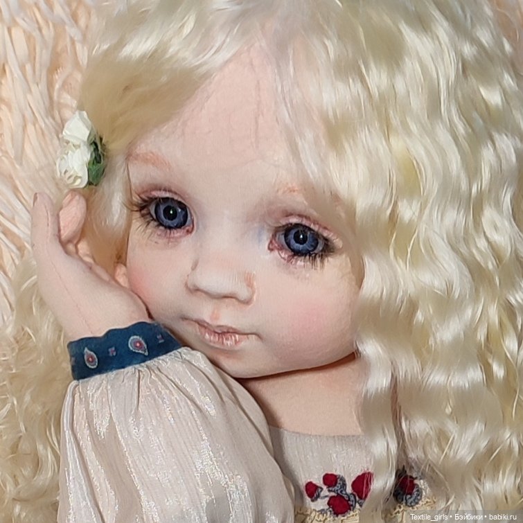 Кукла текстильная будуарная