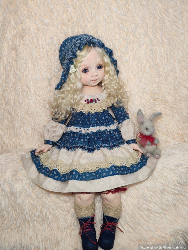Кукла текстильная будуарная (фото 9)