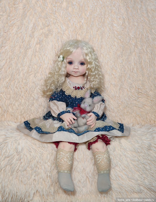 Кукла текстильная будуарная