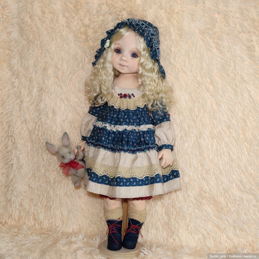 Кукла текстильная будуарная (фото 4)