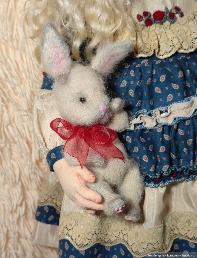 Кукла текстильная будуарная